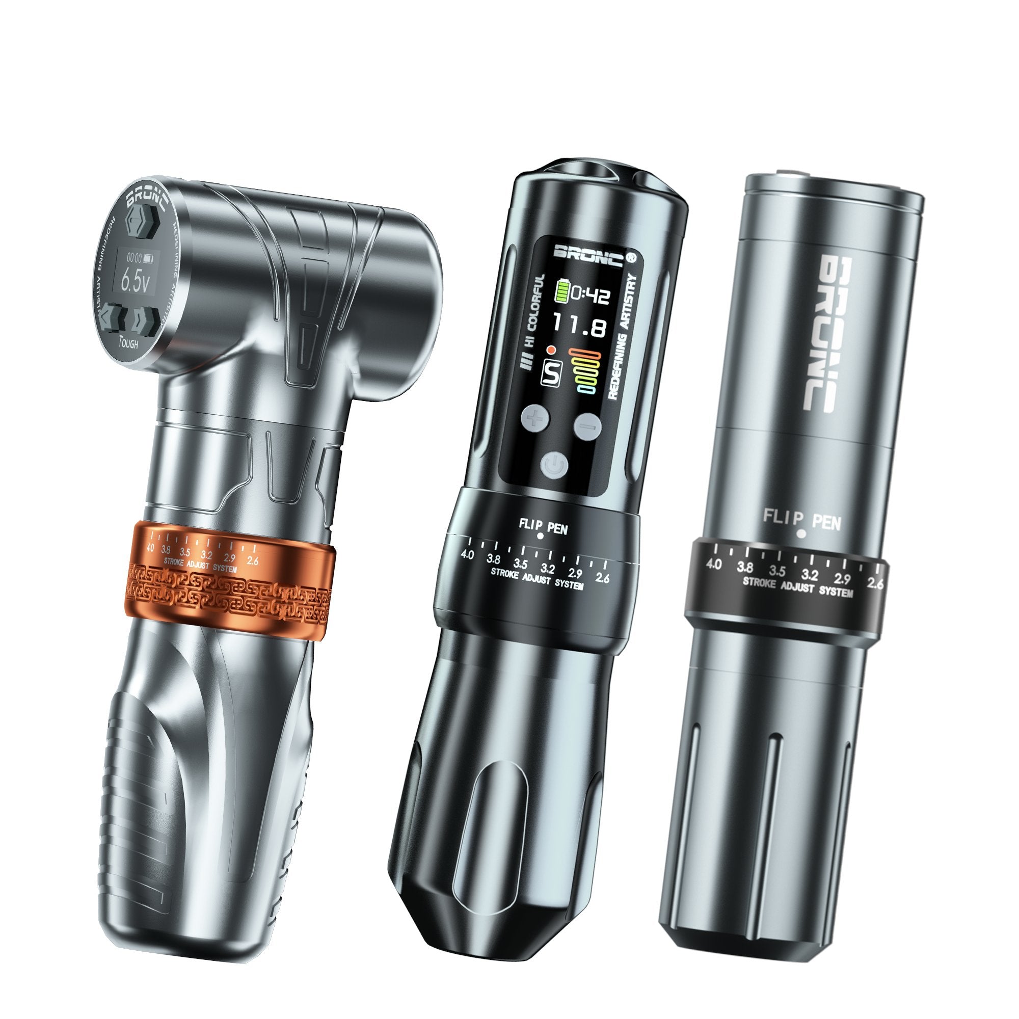 tattoo pen on dark bg