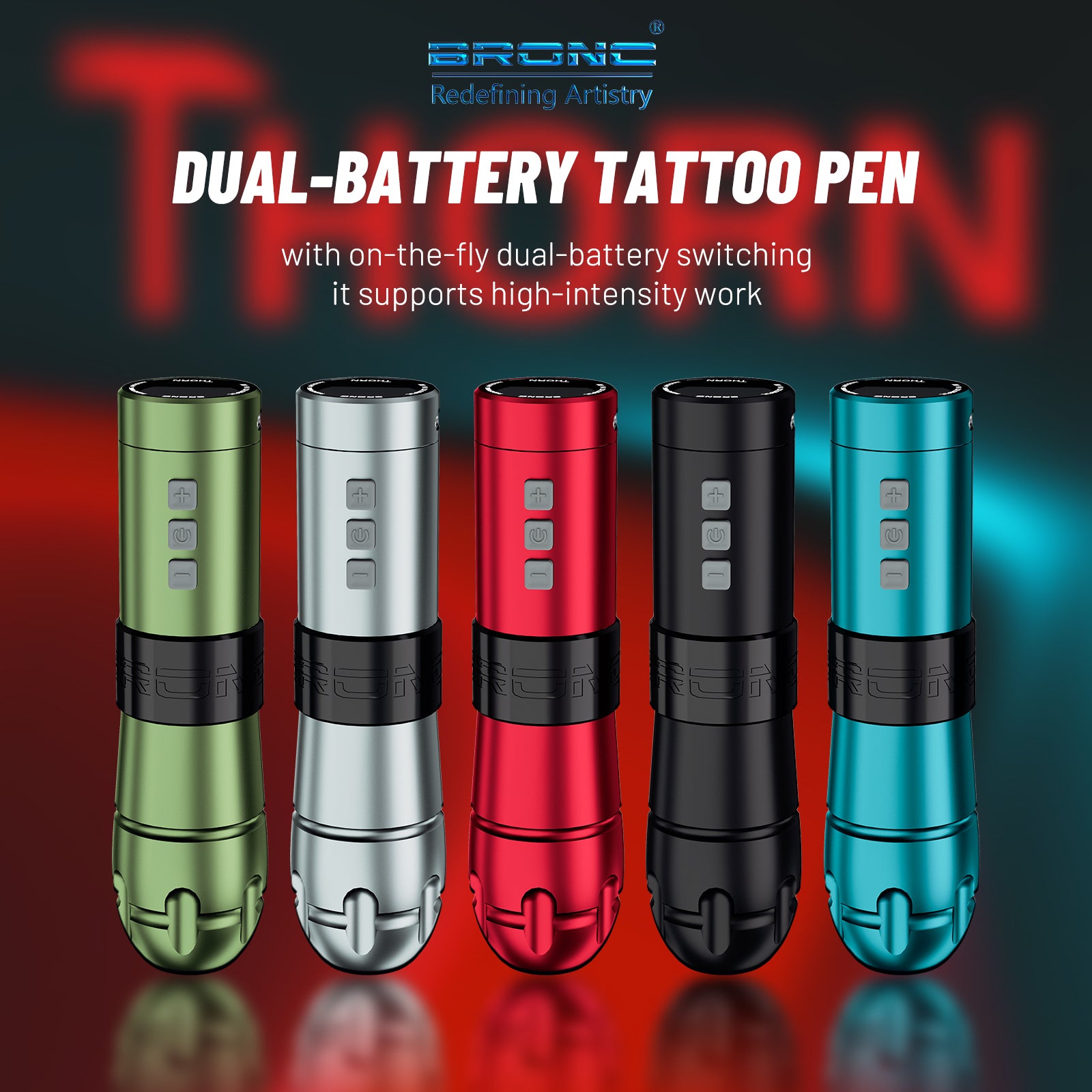 Bronc wireless tattoo machine