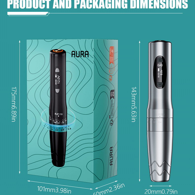 New bronc aura wireless tattoo pen