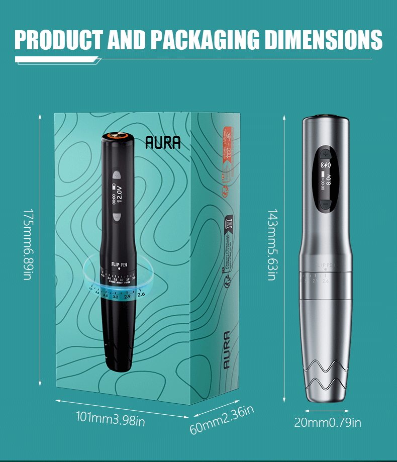 New bronc aura wireless tattoo pen