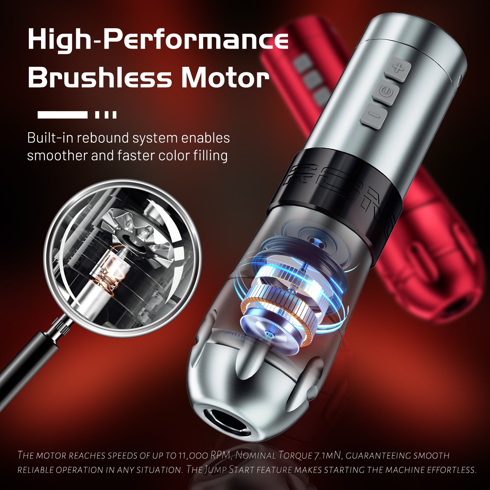 Bronc wireless tattoo machine