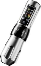 Professional tattoo kit with Bronc X2 Pen, BigWasp Cartridges, and Practice Skins.