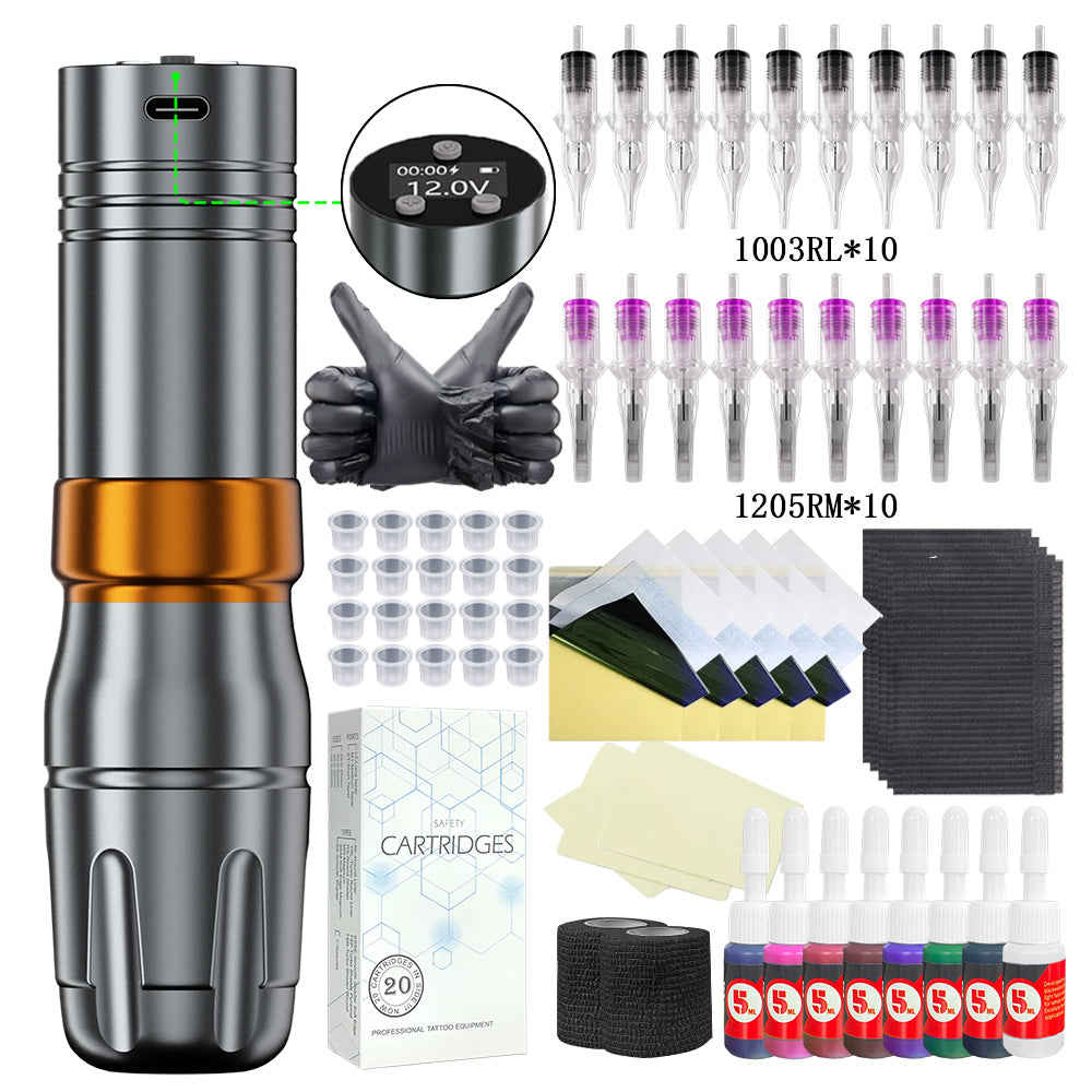 Bronc Tattoo kit supplies for professional tattooing.