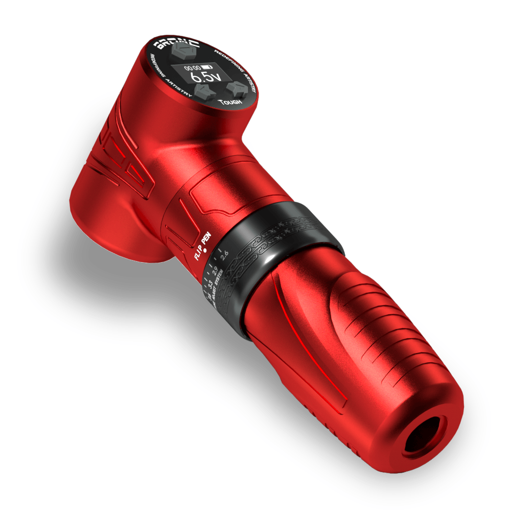 BRONC Tattoo Machine TOUGH Adjustable Wireless Pen TOUGH Wireless Tattoo Pen Adjustable Stroke Long Battery Professional Machine