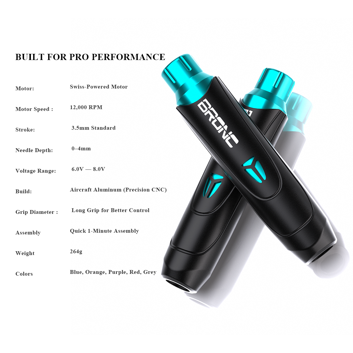 tattoo machine from Bronc Tattoo Supply