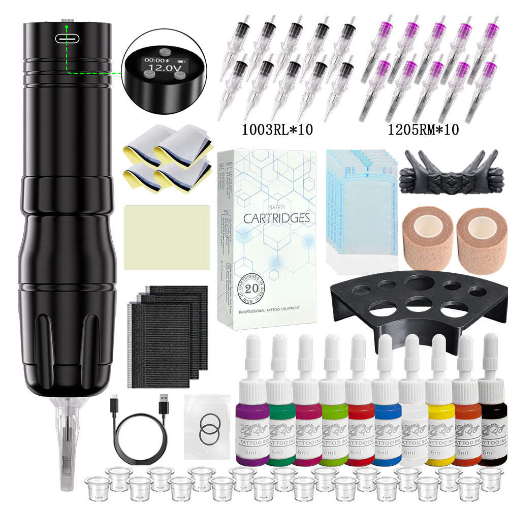 Bronc Tattoo kit supplies for professional tattooing.