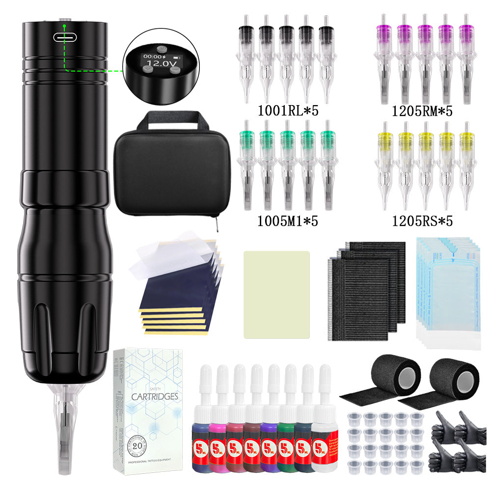 Bronc Tattoo kit supplies for professional tattooing.