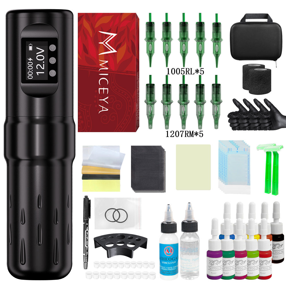 Bronc Tattoo kit supplies for professional tattooing.