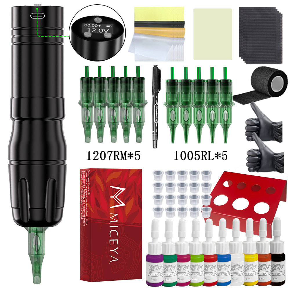 Bronc Tattoo kit supplies for professional tattooing.