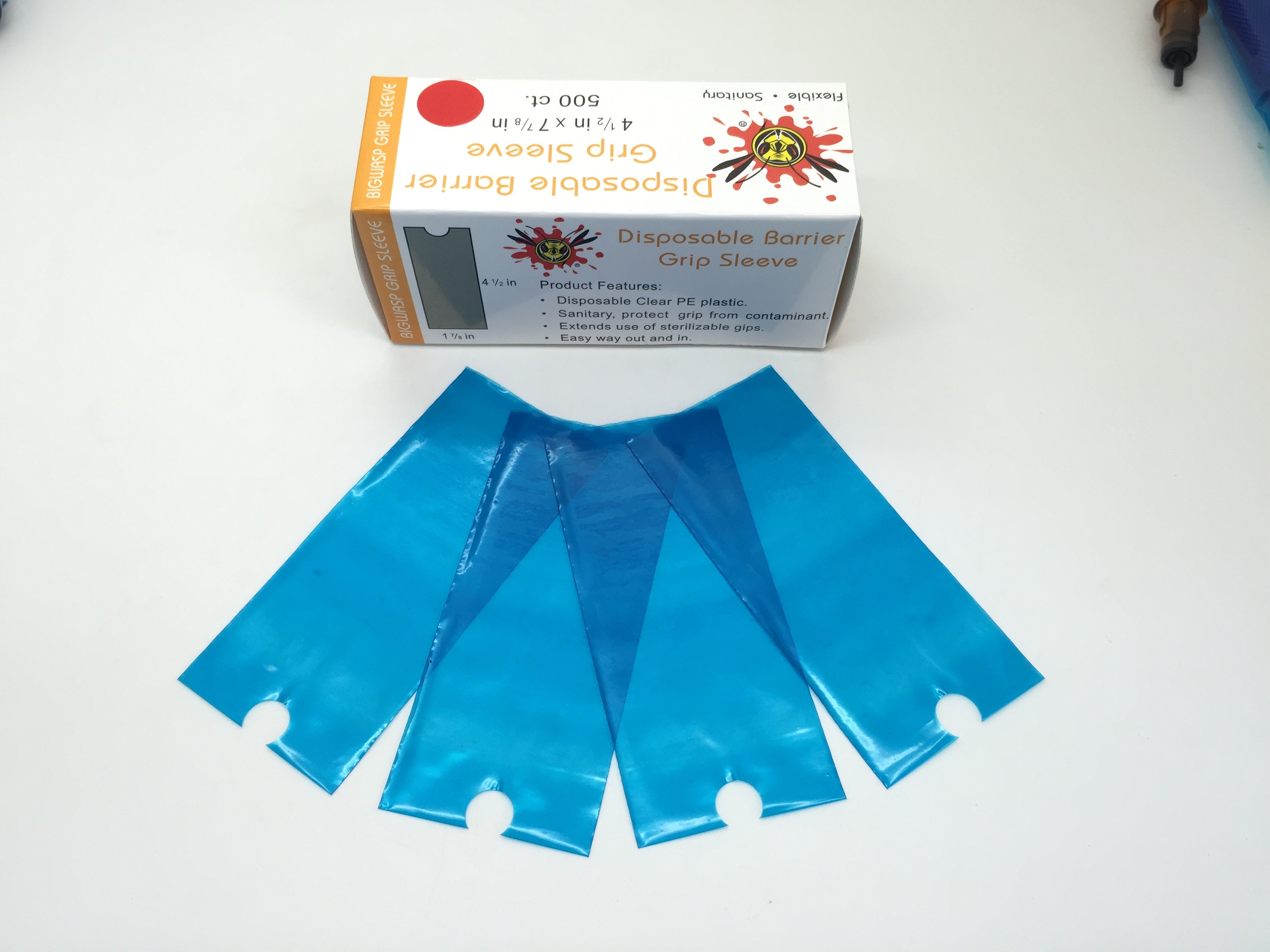 professional tattoo cartridge grip sleeves for tattoo artist by bronc tattoo supply.