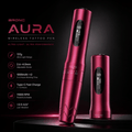 BRONC AURA Wireless Tattoo Pen – Ultra-Light 137g Adjustable Machine