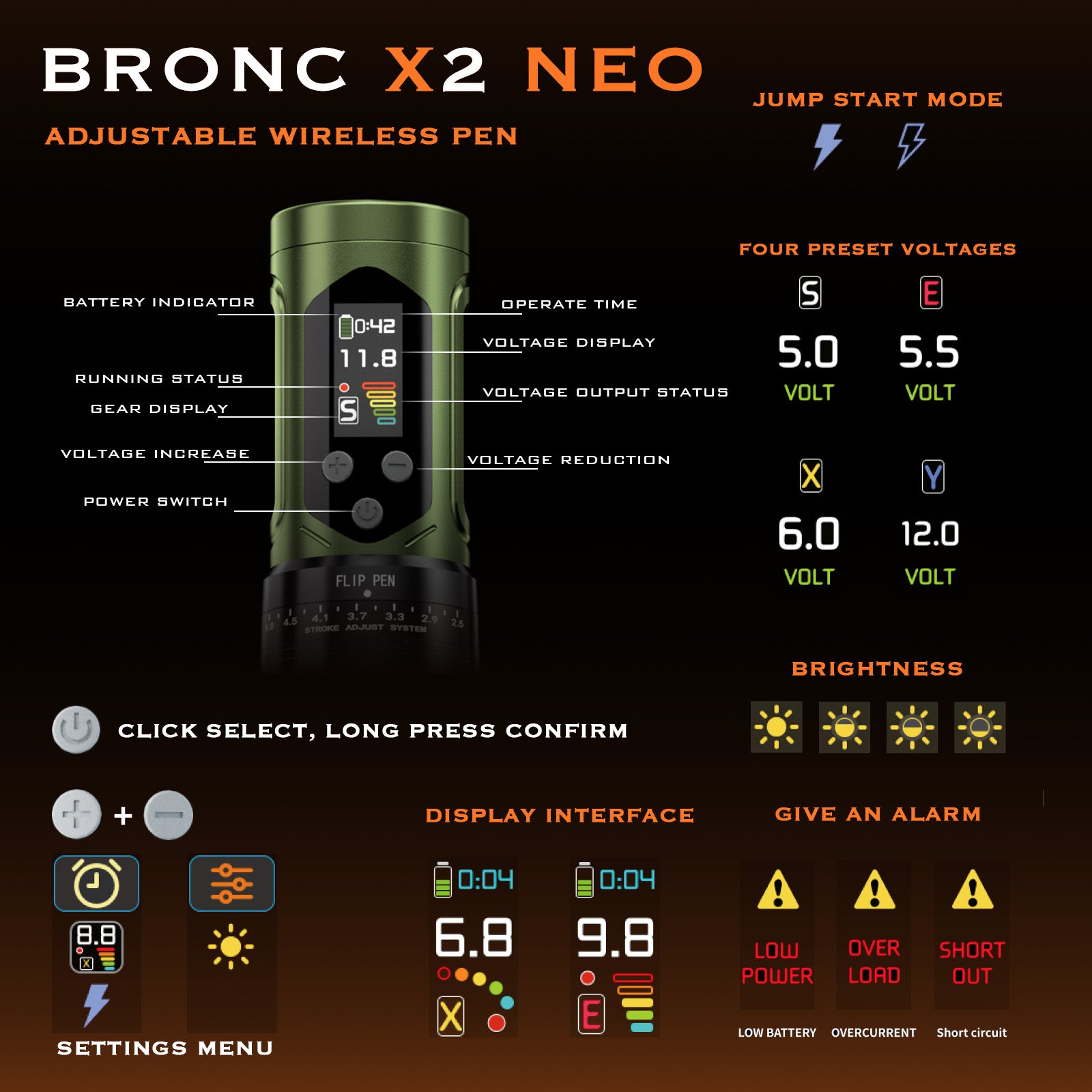 bronc tattoo machine