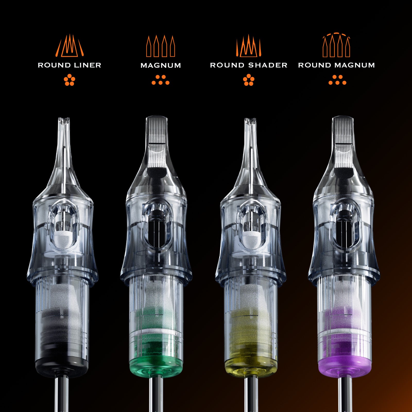 Bronc tattoo cartridges