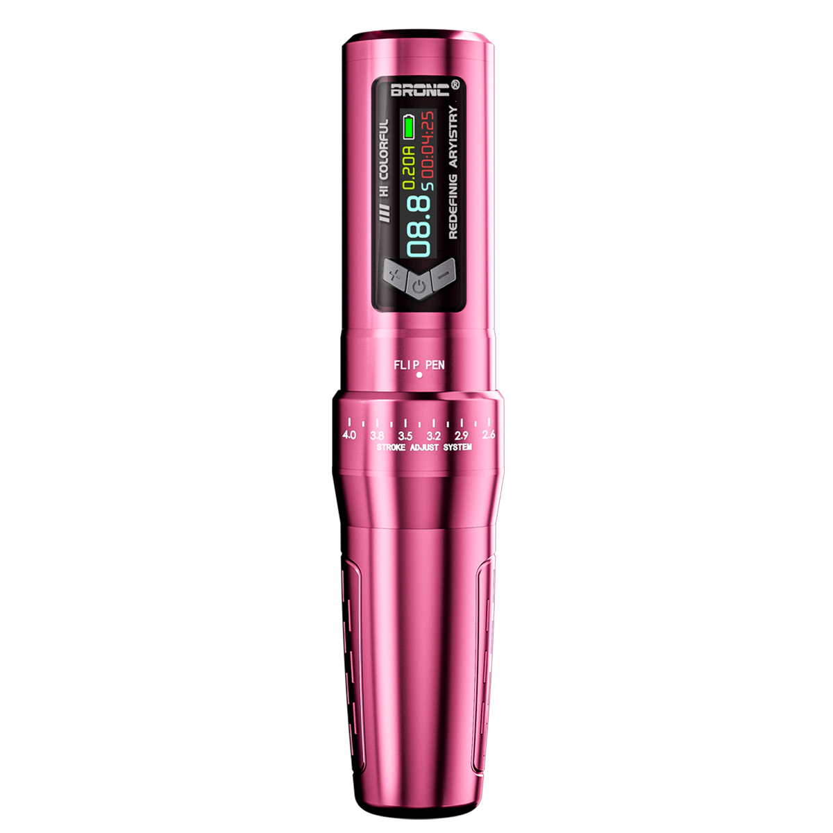 Bronc SIREN Adjustable Wireless Tattoo Pen SIREN Wireless Tattoo Pen for SMP | Adjustable Stroke & Lightweight Design