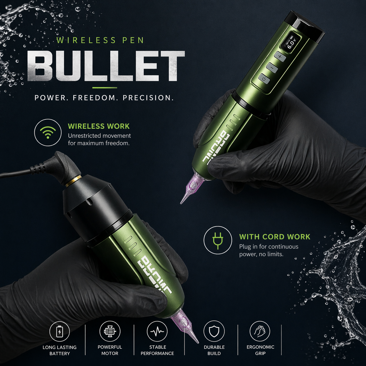 bronc wireless tattoo pen