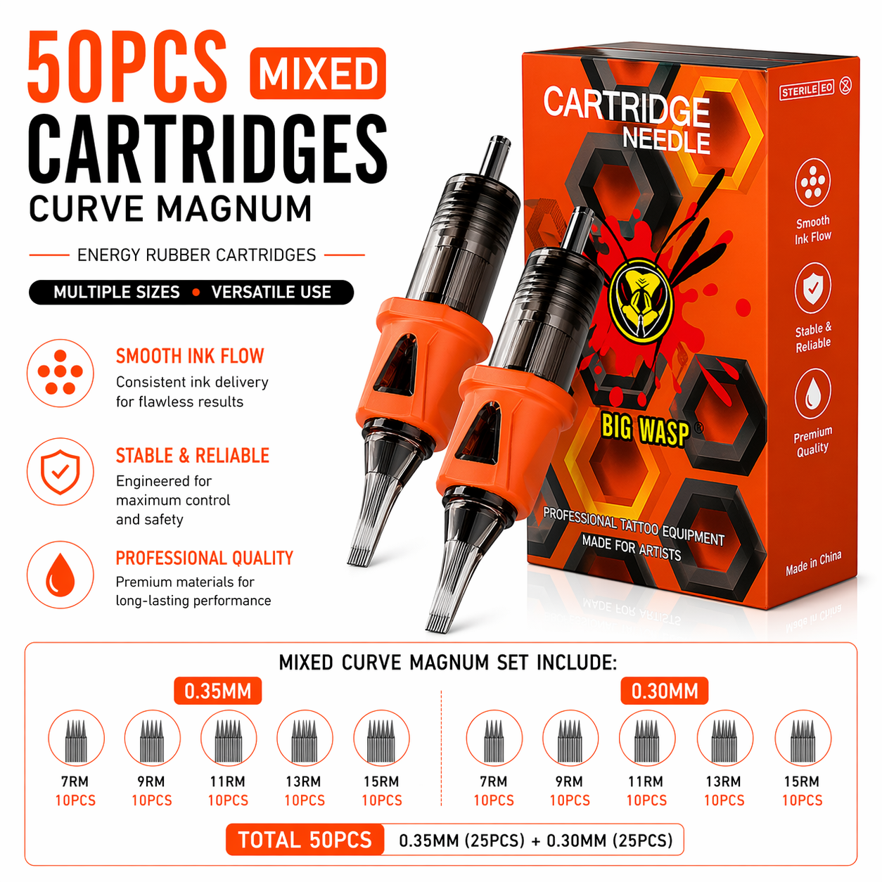 bronc tatto cartridge