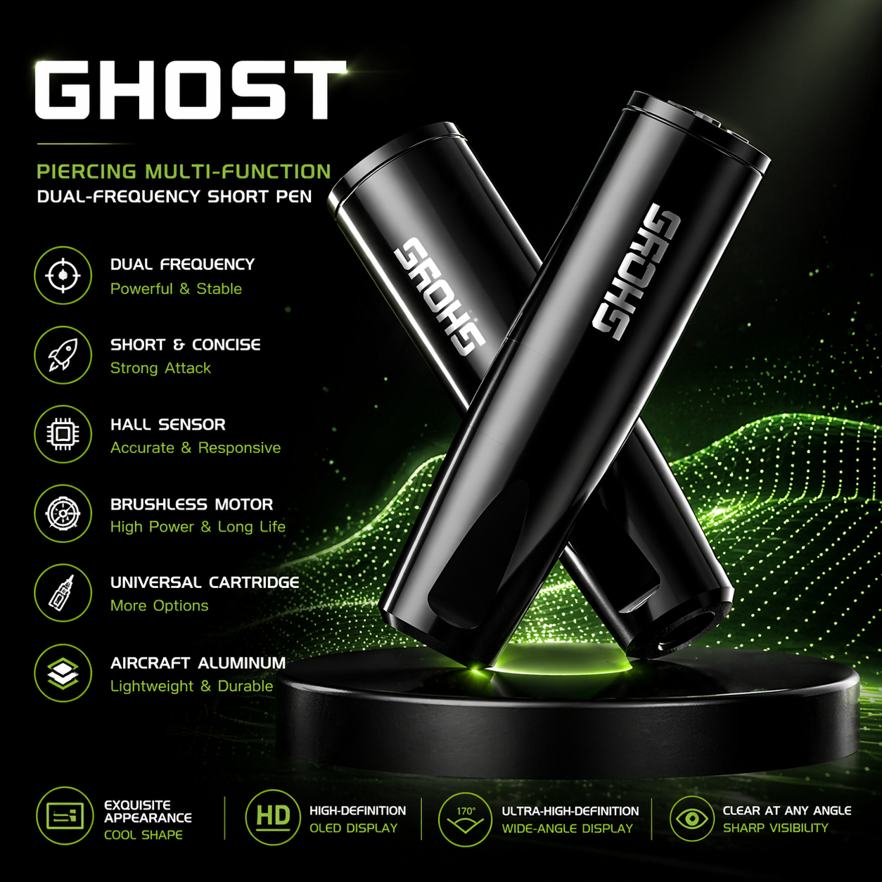 Bronc wireless tattoo pen