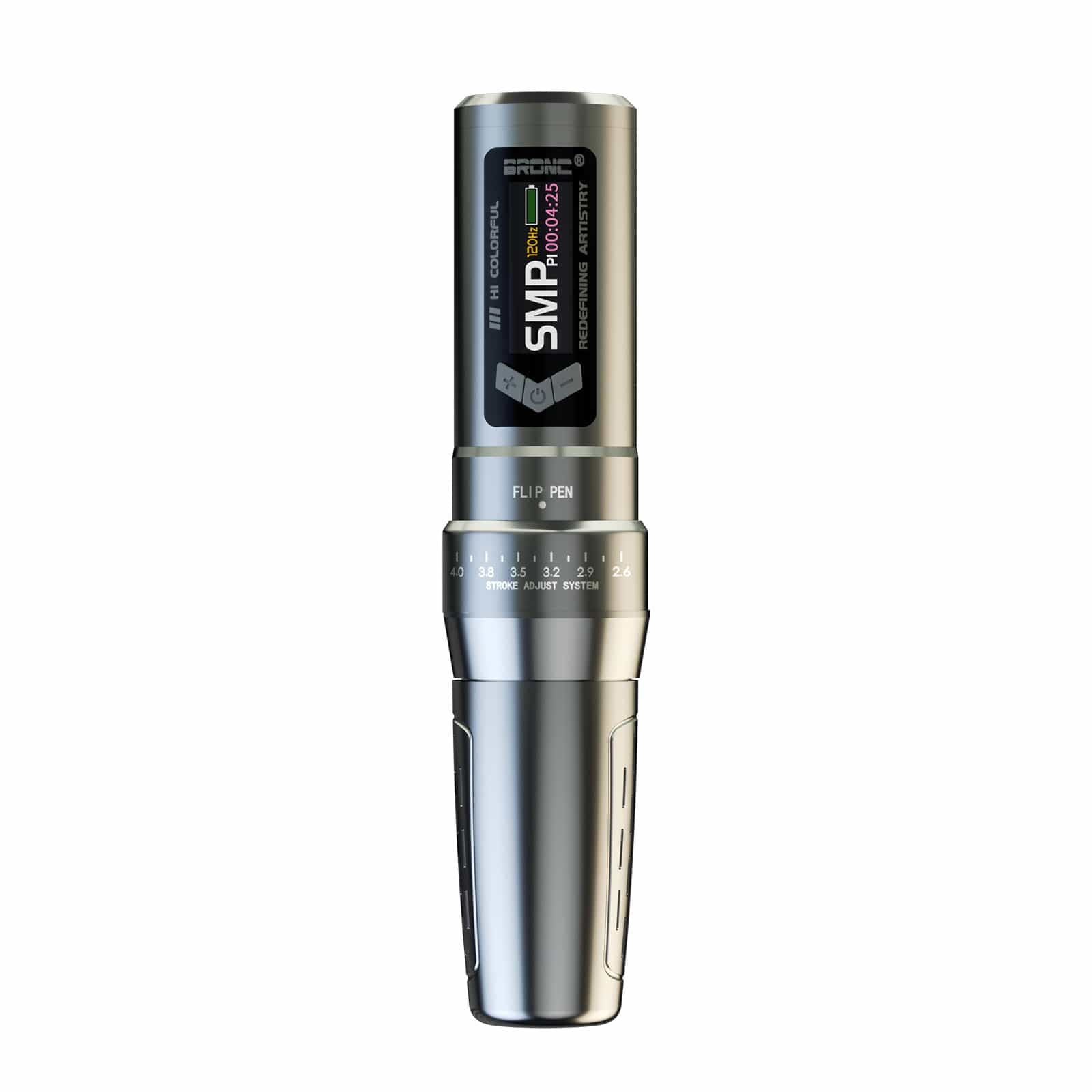 Bronc SIREN Adjustable Wireless Tattoo Pen SIREN Wireless Tattoo Pen for SMP | Adjustable Stroke & Lightweight Design