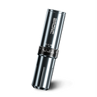 A BRONC Tattoo Pen Machine Max V12 in black color with red accents, showing the device's body and an OLED display.