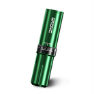 A BRONC Tattoo Pen Machine Max V12 in black color with red accents, showing the device's body and an OLED display.