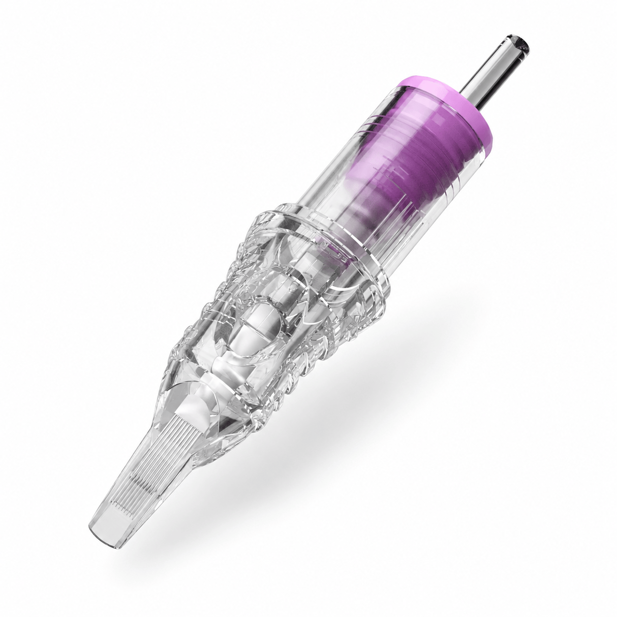 BIG WASP Tattoo Cartridges Transparent & Textured - Curve Magnums BIG WASP Curved Magnum Tattoo Cartridges Transparent Textured Needles
