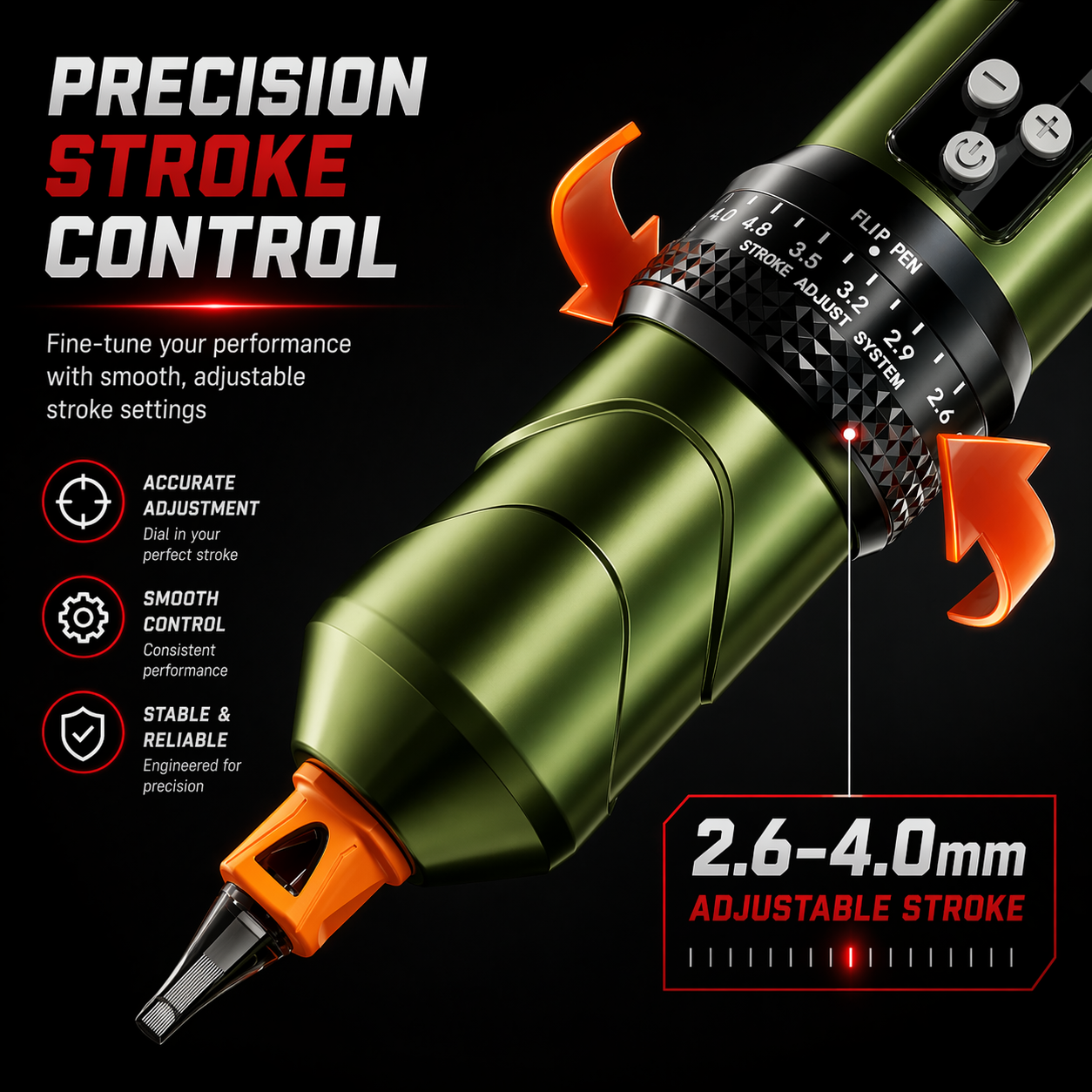 Bronc V1 wireless tattoo pen