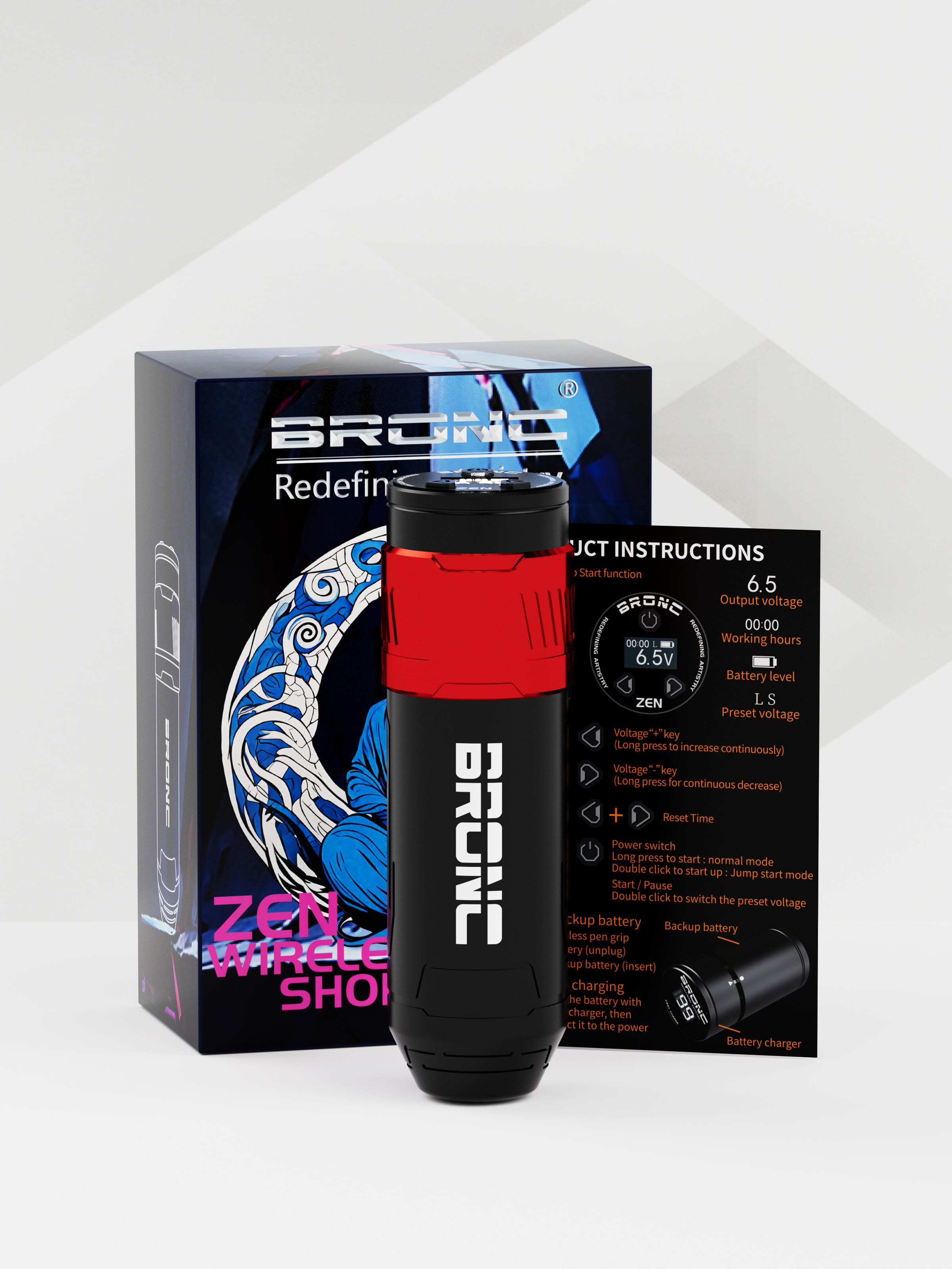 The Zen Wireless Pen - Deals BRONC Zen Short Wireless Pen | Compact Power, $209