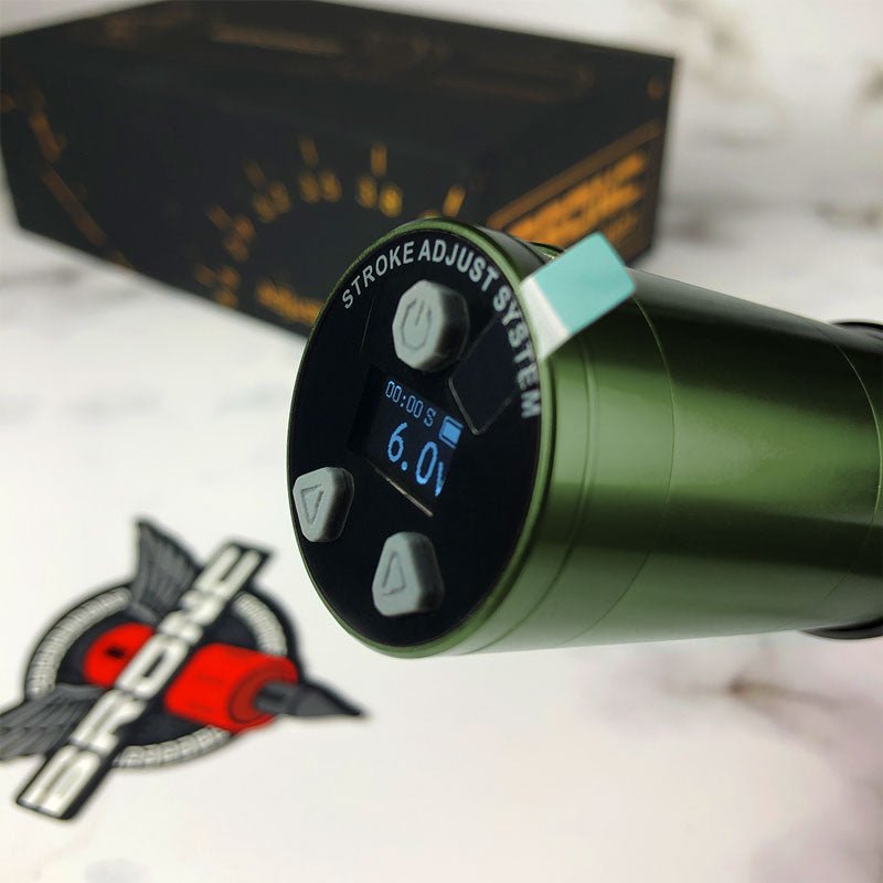 2023 BRONC Adjustable Wireless Pen V12 Battery - BRONC TATTOO SUPPLY