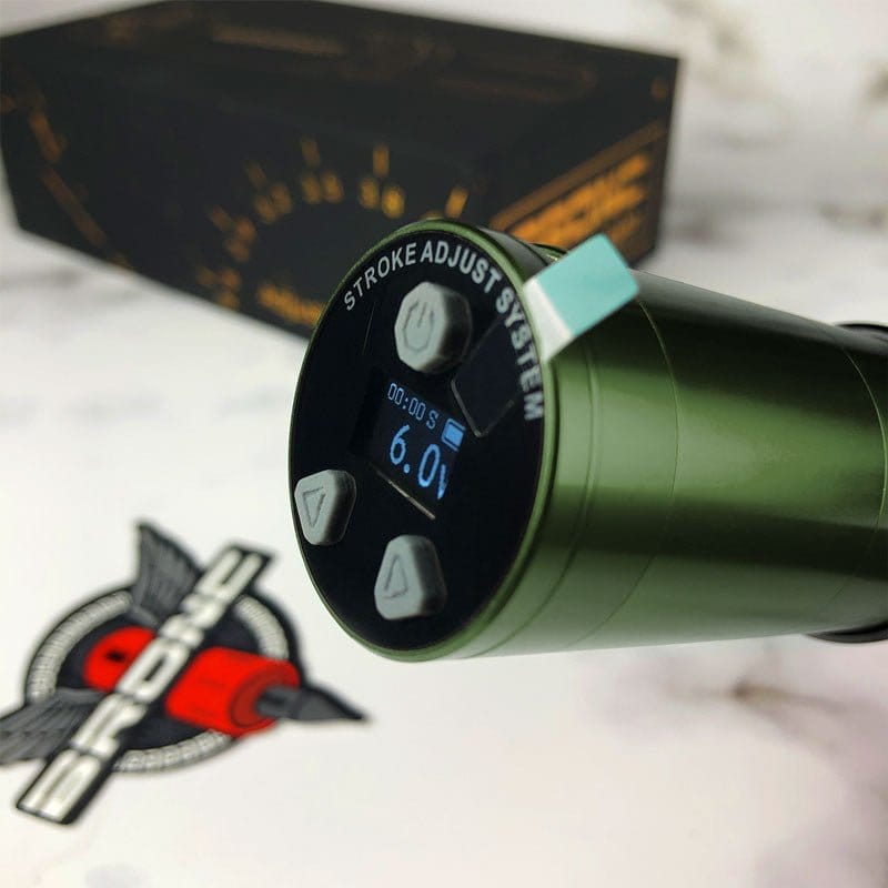 BRONC Adjustable Wireless Tattoo Pen V12 Battery Tattoo Machines Batteries BRONC Tattoo Supply