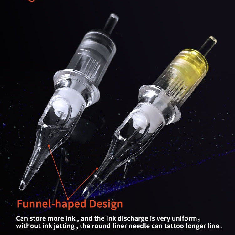 BIGWASP Cartridges Needle Transparent &Textured Needle-Soft Edge Magnums - BRONC TATTOO SUPPLY