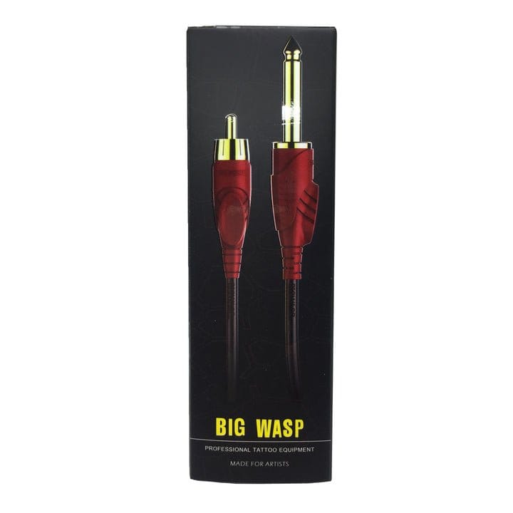 BIG WASP Tattoo RCA Clip Cord BIG WASP Tattoo RCA Clip Cord - BRONC TATTOO SUPPLY
