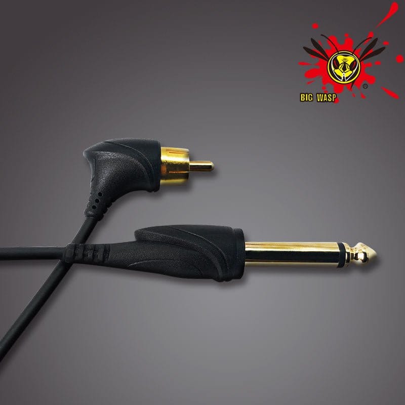 BIG WASP Tattoo RCA Clip Cord new BIG WASP Tattoo RCA Clip Cord new - BRONC TATTOO SUPPLY