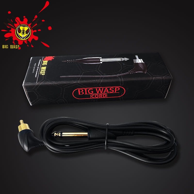 BIG WASP Tattoo RCA Clip Cord new BIG WASP Tattoo RCA Clip Cord new - BRONC TATTOO SUPPLY