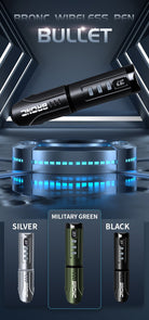Bronc BULLET Wireless Tattoo Pen - BRONC TATTOO SUPPLY
