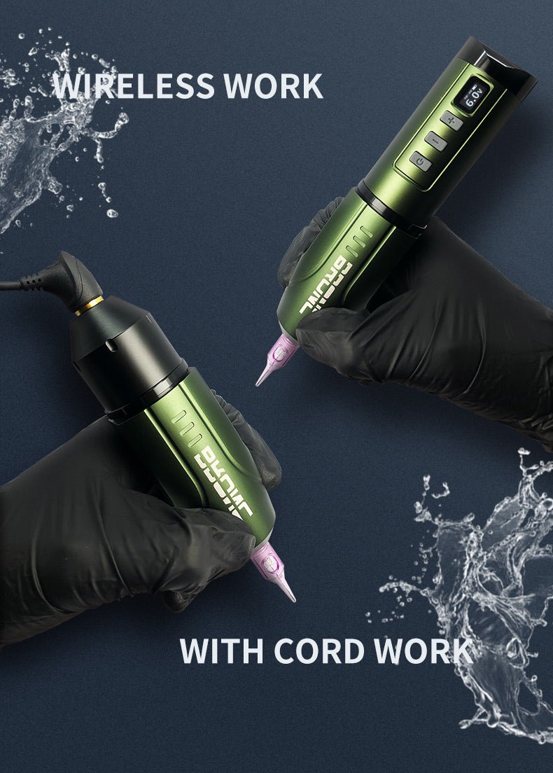 Bronc BULLET Wireless Tattoo Pen - BRONC TATTOO SUPPLY
