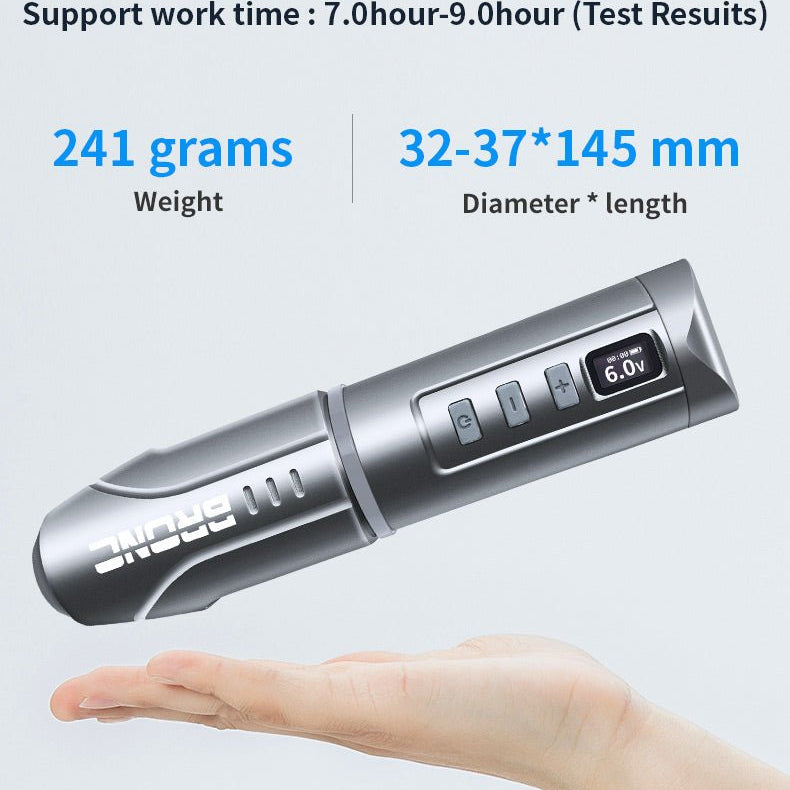 Bronc BULLET Wireless Tattoo Pen - BRONC TATTOO SUPPLY