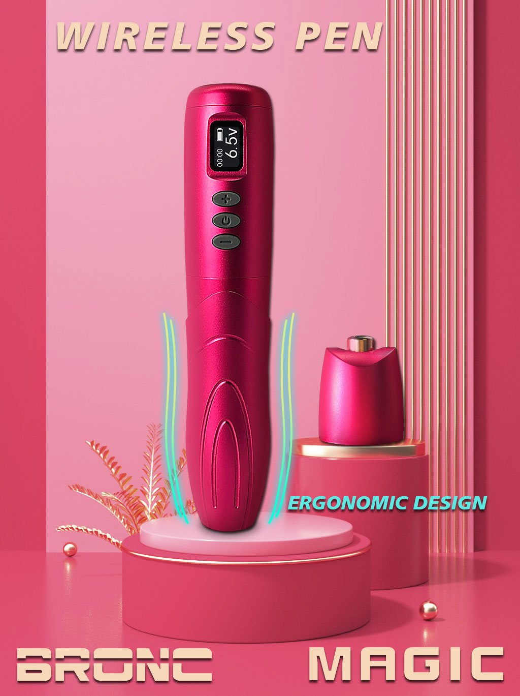 Bronc MAGIC Wireless Pen for Tattoo & PMU - BRONC TATTOO SUPPLY