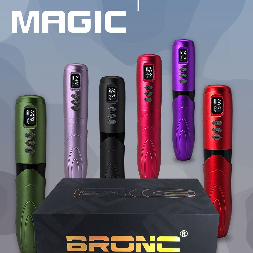Bronc MAGIC Wireless Pen for Tattoo & PMU - BRONC TATTOO SUPPLY