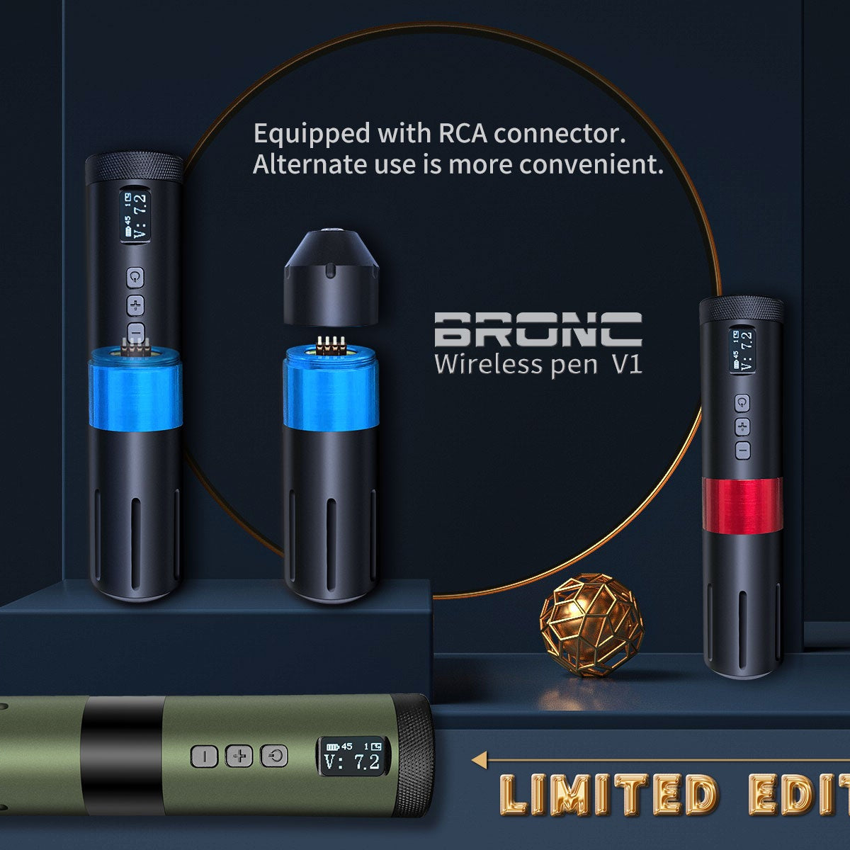 Bronc Wireless Tattoo Pen V1 - BRONC TATTOO SUPPLY