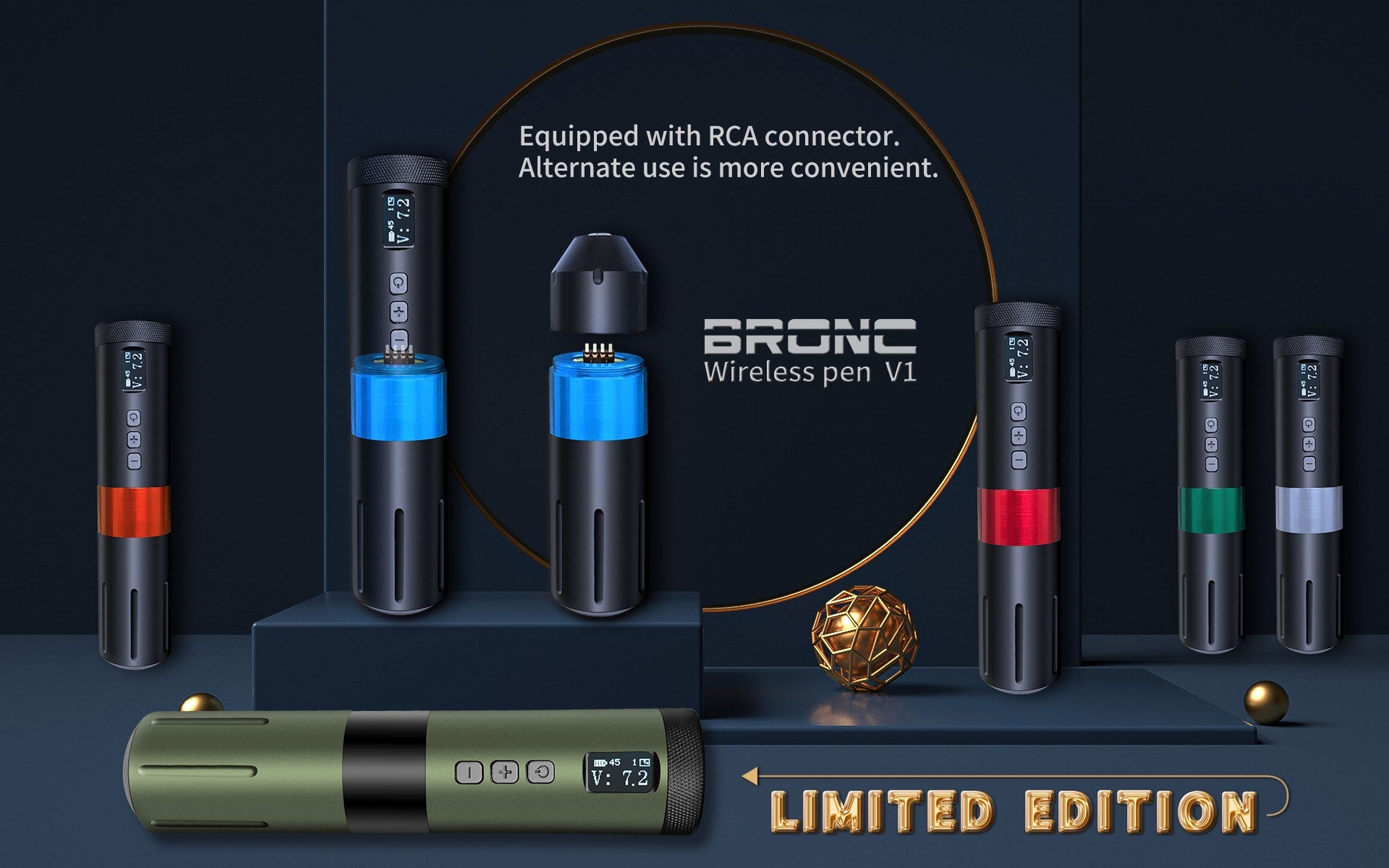 Bronc Wireless Tattoo Pen V1 - BRONC TATTOO SUPPLY
