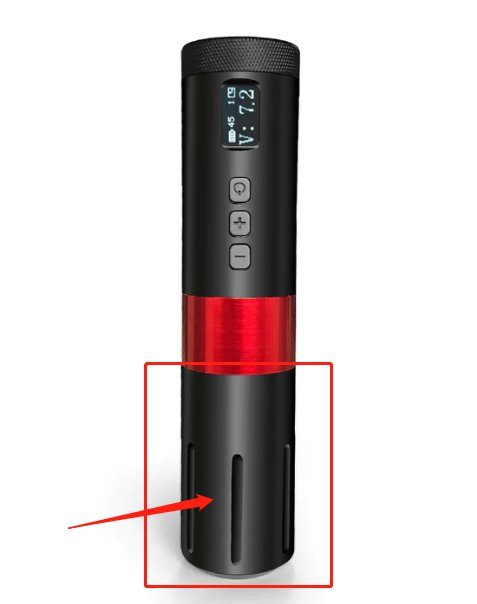 Bronc Wireless Tattoo Pen V1 grip - BRONC TATTOO SUPPLY.