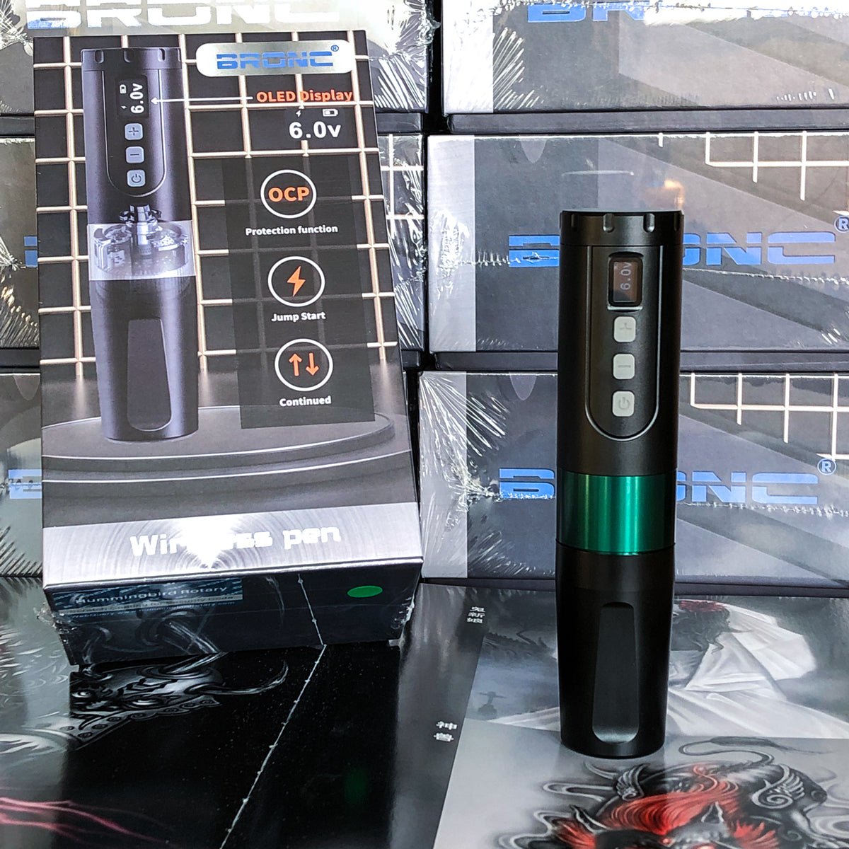 Bronc Wireless Tattoo Pen V2 - BRONC TATTOO SUPPLY
