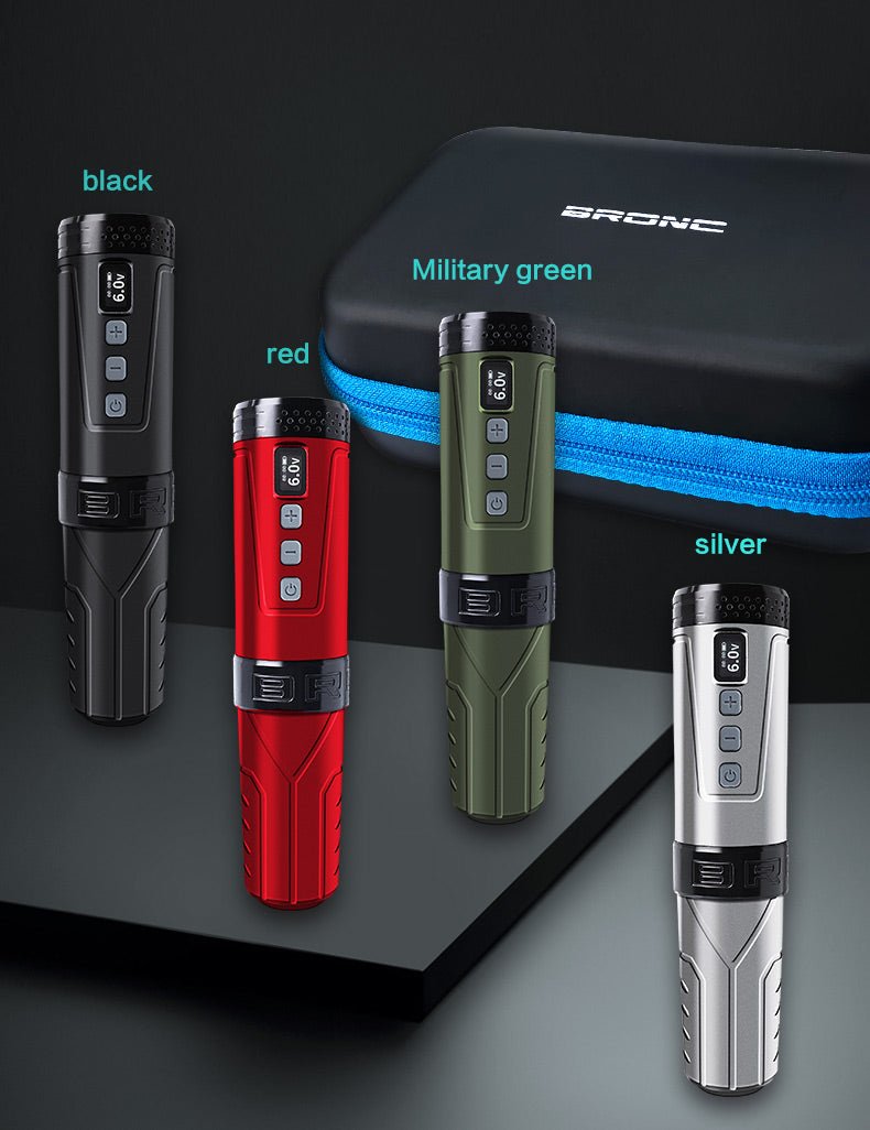 Bronc Wireless Tattoo Pen V6 - BRONC TATTOO SUPPLY