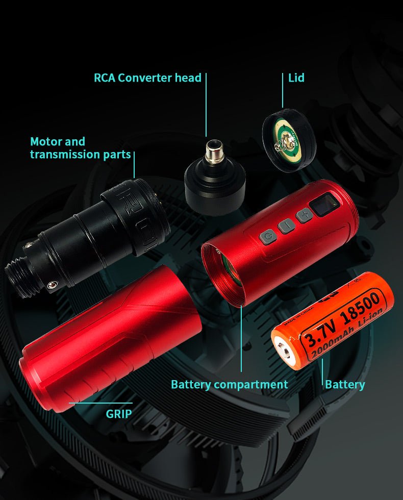 Bronc Wireless Tattoo Pen V6 - BRONC TATTOO SUPPLY