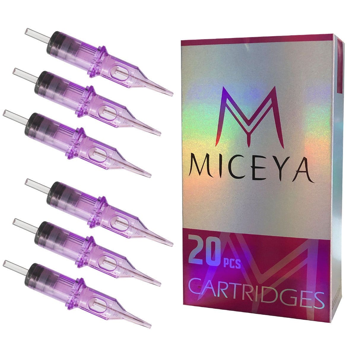 MICEYA Needle Cartridges Purple-Round Liner MICEYA Needle Cartridges Purple-Round Liner - BRONC TATTOO SUPPLY