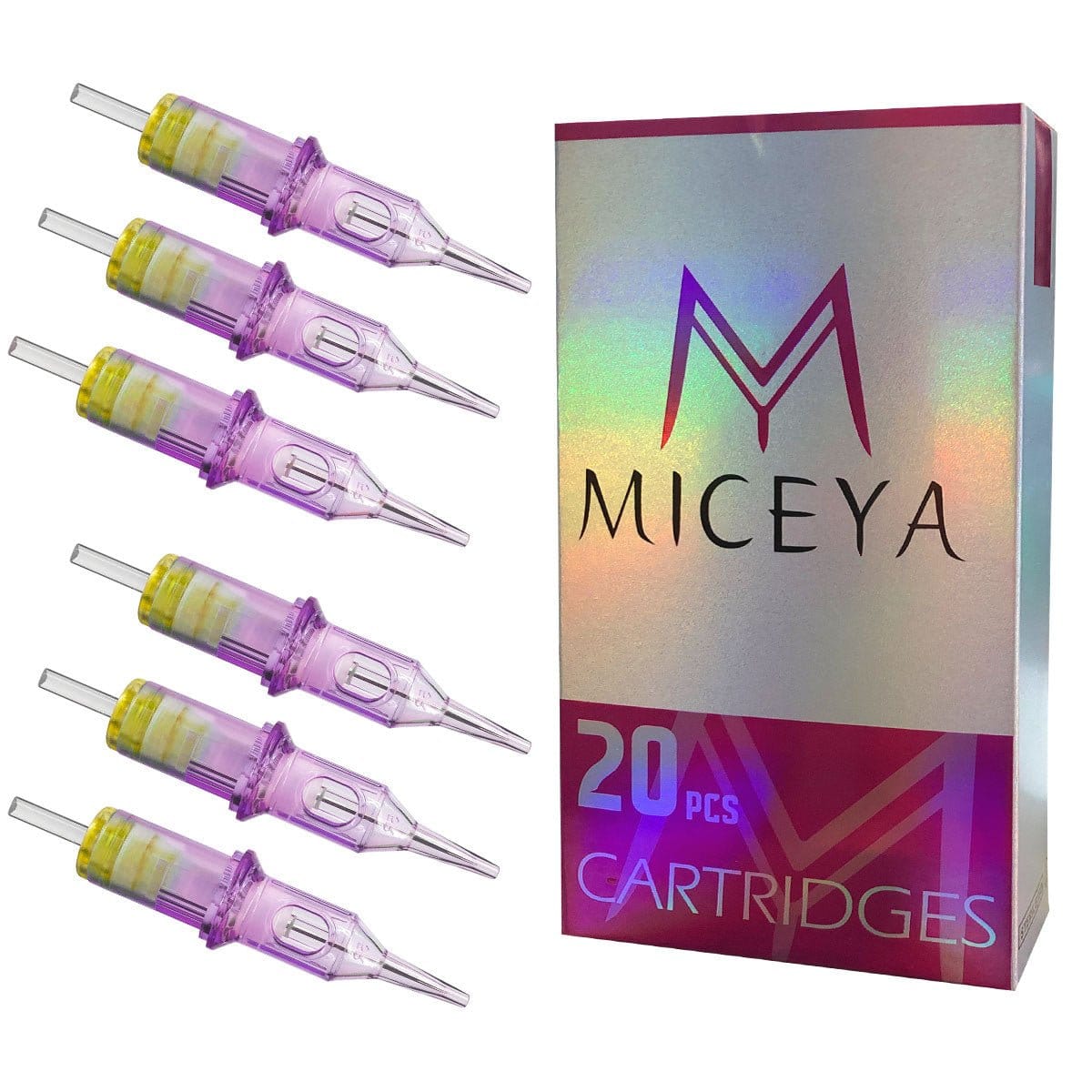 MICEYA Needle Cartridges Purple-Round Shader MICEYA Needle Cartridges Purple-Round Shader - BRONC TATTOO SUPPLY