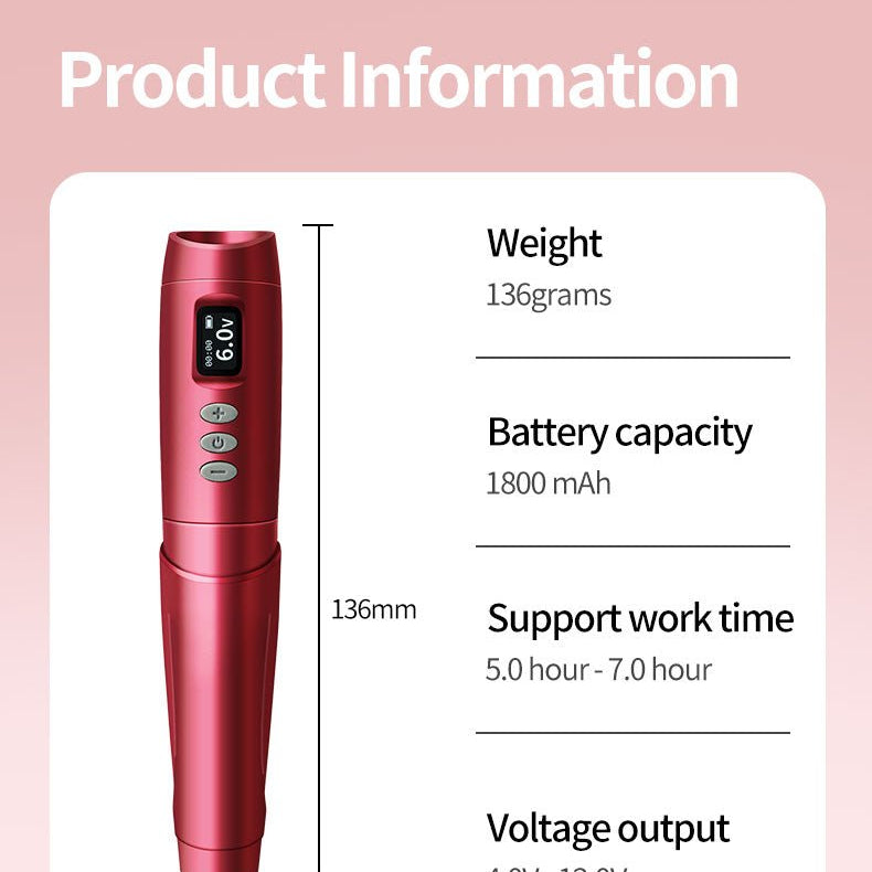 MICEYA Tulipa Wireless Pen For PMU & Tattoo - BRONC TATTOO SUPPLY
