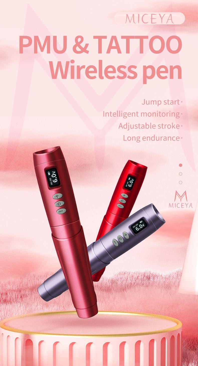 MICEYA Tulipa Wireless Pen For PMU & Tattoo MICEYA Wireless Tattoo Pen Lightweight PMU Machine Smooth Precision