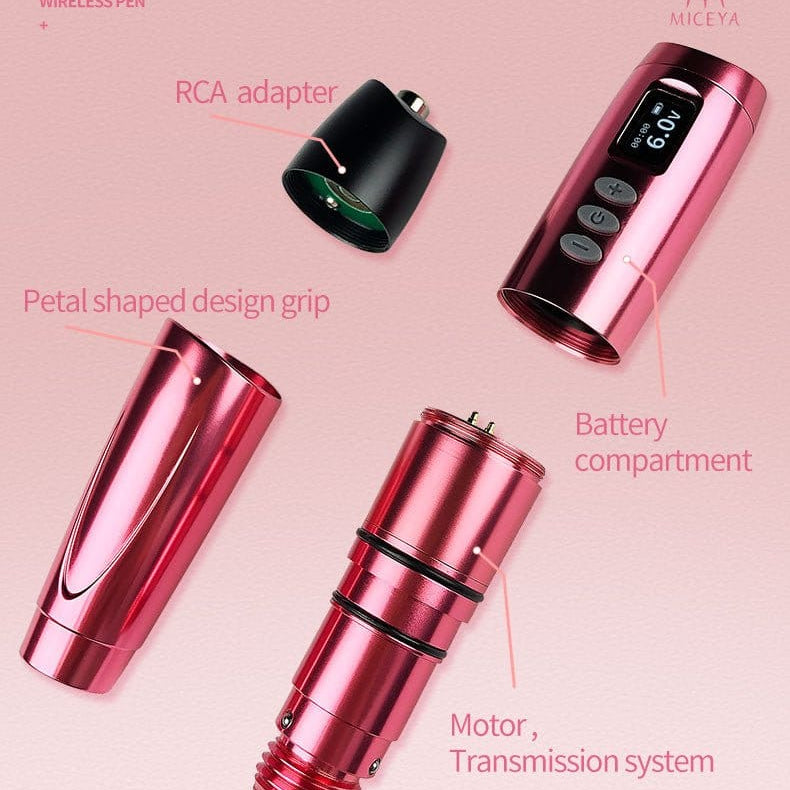 MICEYA Tulipa Wireless Pen For PMU & Tattoo MICEYA Wireless Tattoo Pen Lightweight PMU Machine Smooth Precision