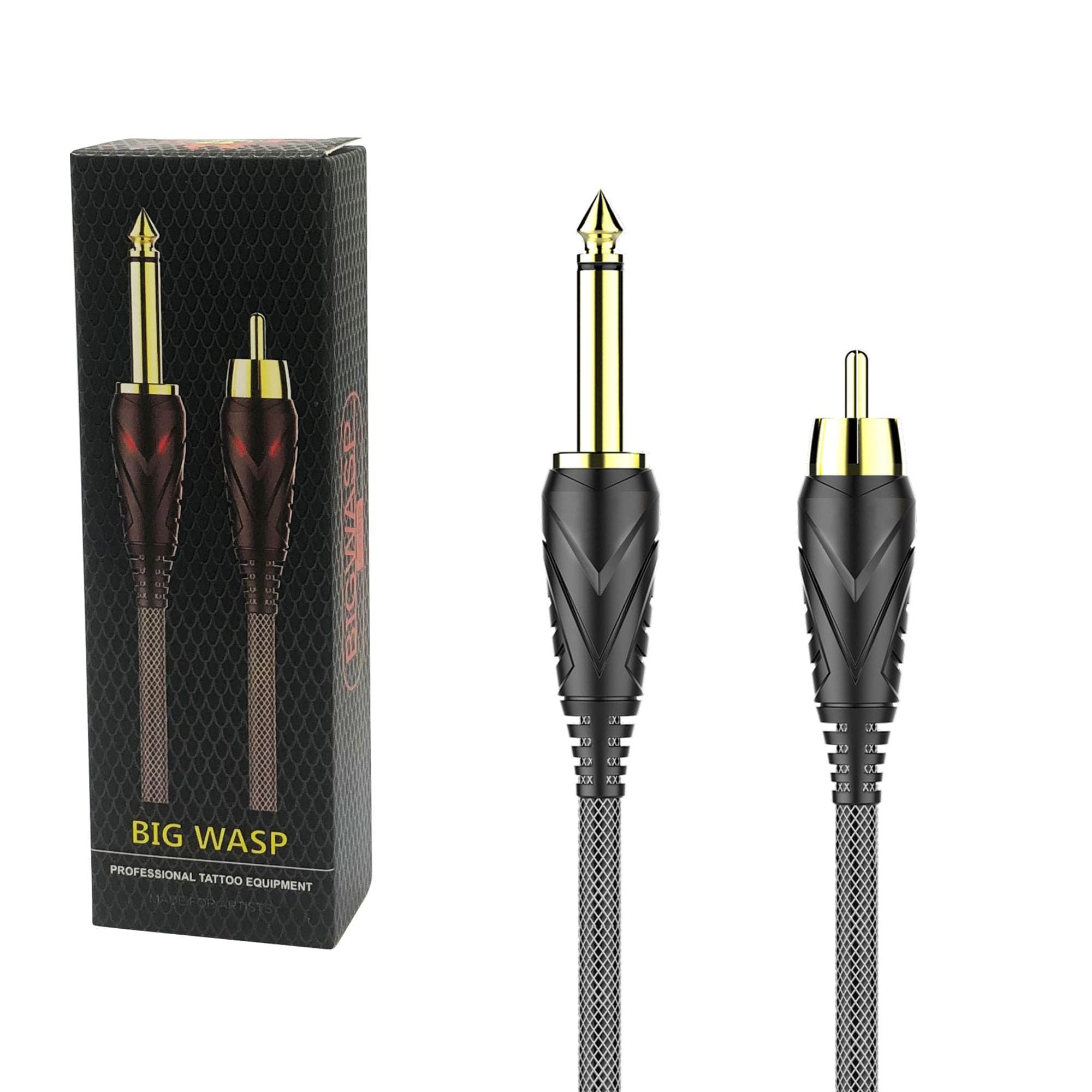 New BigWasp Tattoo RCA Cord New BigWasp Tattoo RCA Cord - BRONC TATTOO SUPPLY